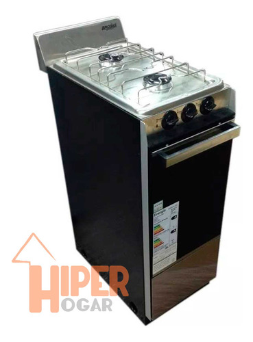 Cocina 2 Hornallas Brogas 1130 Acero Inox Gas Envasado