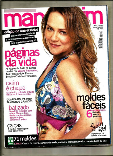 Revista Manequim 561/06 - Viviane Pasmanter/ana Arósio/sonia