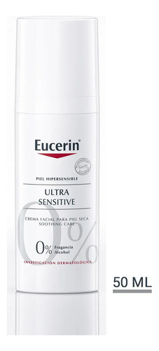 Eucerin Ultra Sensitive Crema Facial Para Piel Seca 50 Ml