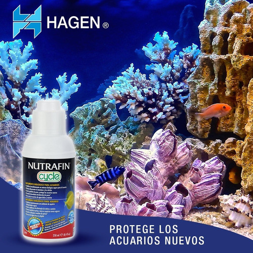 Nutrafin Cycle 250 Ml De Hagen Acondic. Bacterias Benéficas