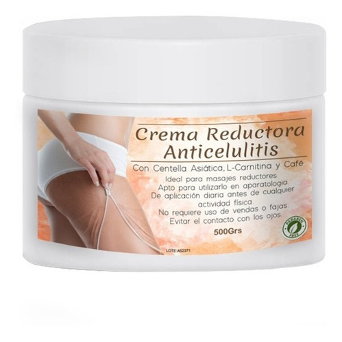 Crema Reductora Con Centella L-carnitina Y Café 500g En Caba