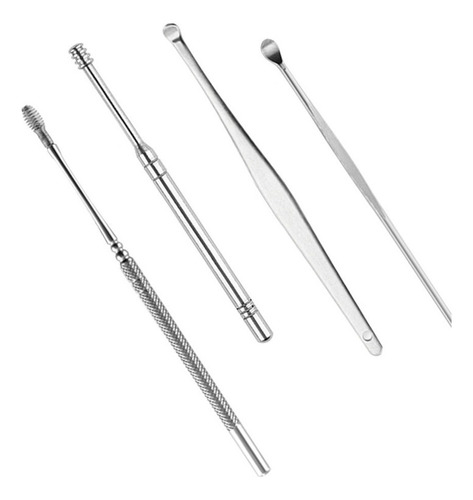 Ear Pick Tools, Kit De 6 Piezas De Acero Inoxidable, Limpiad