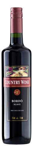Vinho Bordô Country Wine 750 ml
