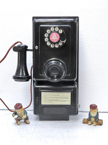 Teléfono Antiguo De Pared Western Electric De Los 20´s
