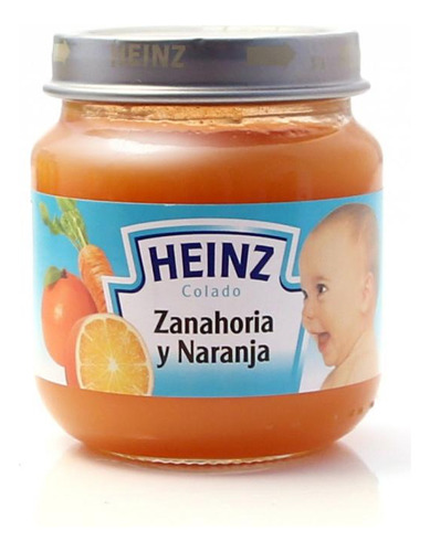 Colado De Zanahoria Y Naranja Heinz 113 Grs