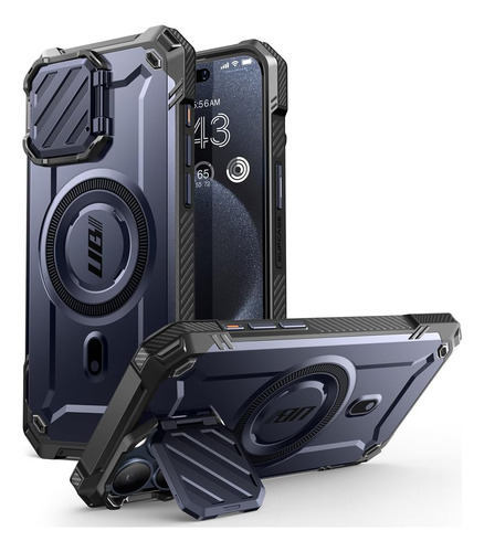 Funda Supcase Para iPhone 15 Pro Max/azul Oscuro