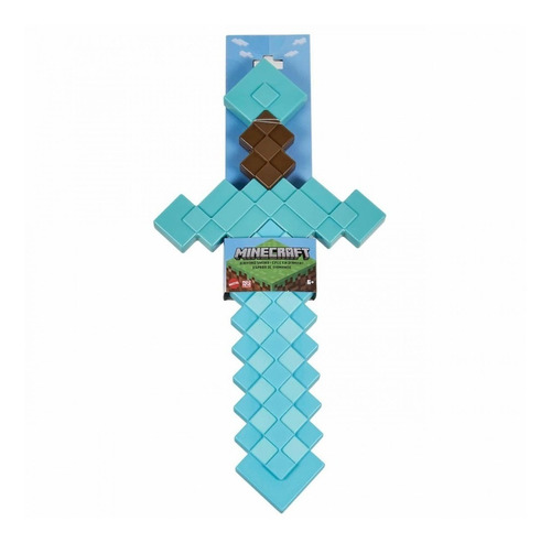 Espada De Diamante Minecraft Diamond Sword Azul Plástico Rol