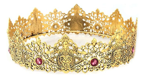 Tiara Para Hombre Disfraz Desfile Cristal Para Cumpleaños Gr