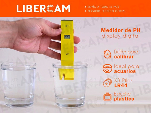Imagen 3 de 10 de Medidor De Ph Agua Peachimetro Digital Phmetro Acuario