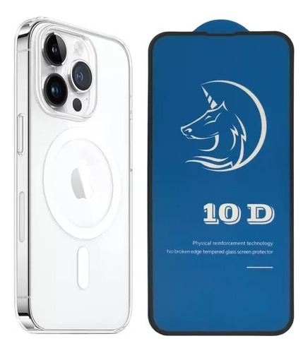 Estuche Magnético Magsaf + Vidrio Premium Para iPhone 15 Pro