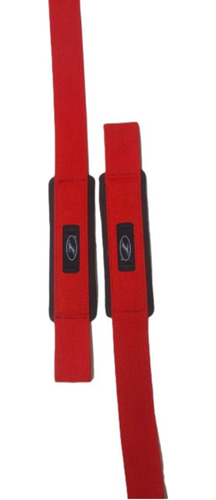 Straps Lifting Gym Correas Pesas Fitness Crossfit Muñequeras Color Rojo