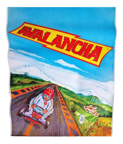 Póster De Carro Deslizador Avalancha, 1982, No Lili Ledy