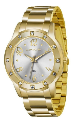 Relógio Feminino Lince Lrgj047l S2kx Dourado Elegante Cor do bisel Conforme Imagem