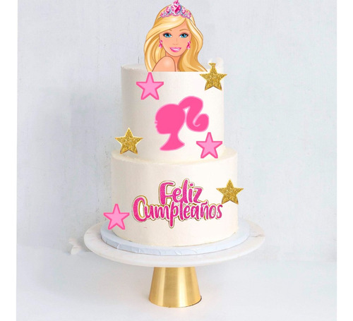 Topper Barbie Para Torta! 1