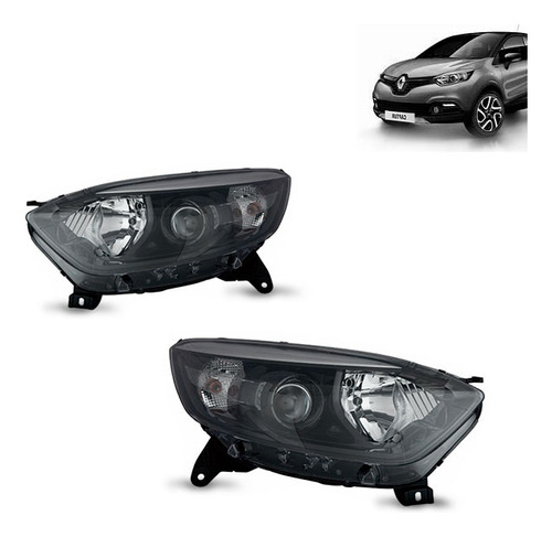 Par Farol Captur 2017 2018 2019 2020 21 Elétrico Friso Preto