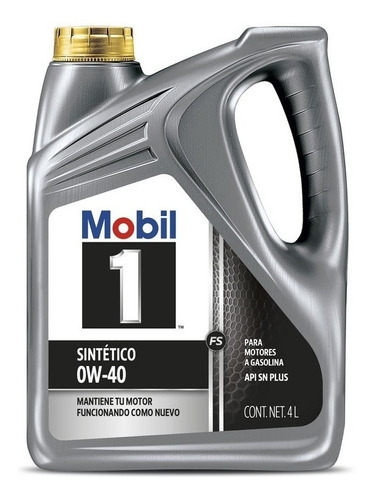 Aceite para motor Mobil sintético 0W-40 para autos, pickups & suv