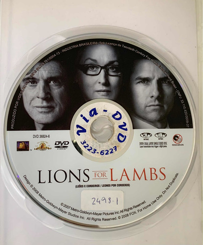 Imagem 3 de 4 de Dvd - Filme - Entre Leões E Cordeiros