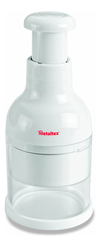 Metaltex Usa Inc Giratorio Chopper Acero Inoxidable Blanco