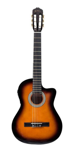 Imagen 1 de 2 de Guitarra Electroacústica Memphis 951 para diestros 2-color sunburst