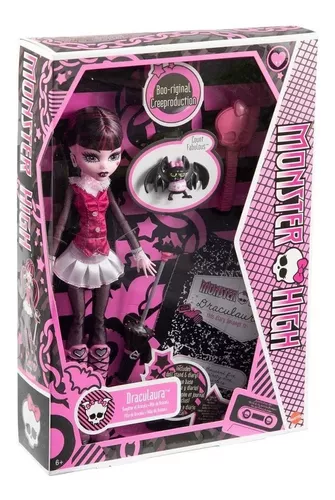 Boneca Monster High com Acessórios - Draculaura e Count Fabulous