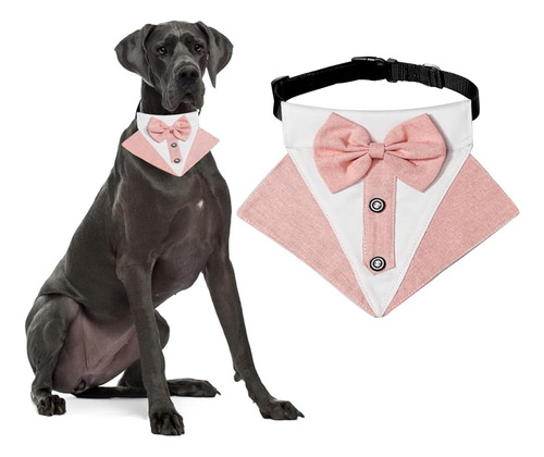 Hacraho Formal Dog Tuxedo Bandana, 1 Pieza Collar De Pañuelo