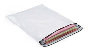 Bolsas Seguridad Mensajería Sellable 100 Unidades 25x33 Cm