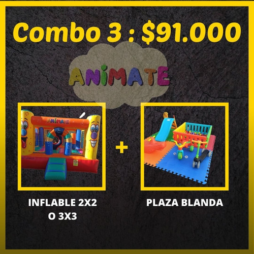Alquiler Castillo Inflable Y Mas Juegos! Envío Gratis!! Caba