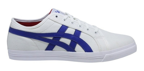 Tênis Asics Aaron Cv Br White Nautical Blue Fiery Red