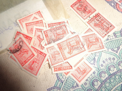 93 Estampillas Caballo Criollo  Valor 1  Peso 1959