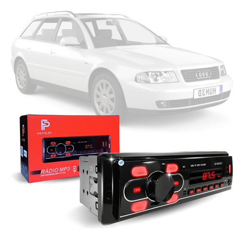 Aparelho Som Mp3 Bt 2 Usb Sd Fm App Control Audi A4 