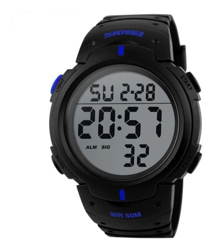 Reloj Skmei 1068 Led Impermeable C/alarma Y Cronómetro 