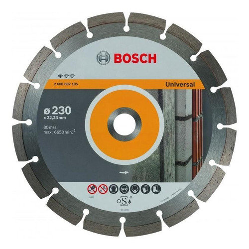 Disco Diamantado Para Concreto 9   Bosch 15065