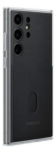 Capa Samsung Galaxy S23 Ultra Frame para suporte de cartão CSI - cor preta