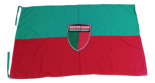 Bandera Boston River 140 X 80cm En Tela Buena Calidad