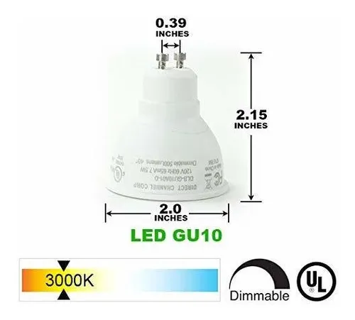 Iluminación Marca Sistema H Directa 3 Luces Gu10 7 5w ...