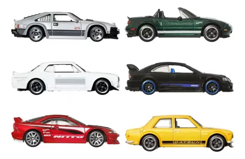 Hot Wheels Silver Series - Multipack Lendas Japonesas | Frete grátis