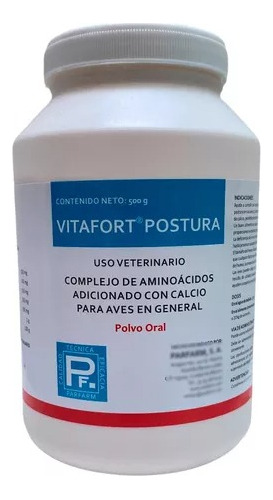 Alimento Parfarm Vitafort Postura Para Aves 500 G