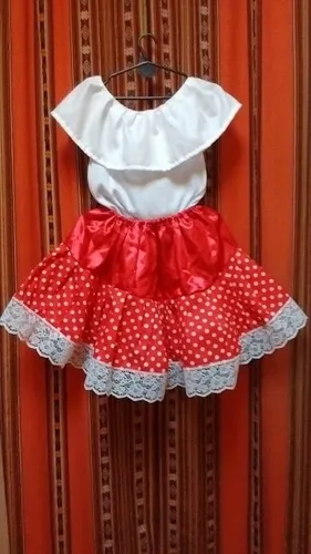 Traje De Candombera Niña Fiesta Patria Epoca Colonial