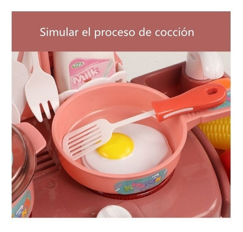 [u Cocina Cocinita Infantil Luz, Sonido Y Agua 24 &yt