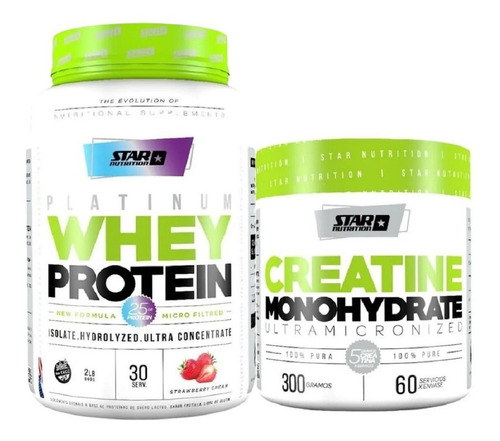 Premium Whey Proteina 2lb+creatina Monohydrate 300g