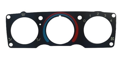 Adesivo Moldura Painel Ar Condicionado Ford Fiesta/courier