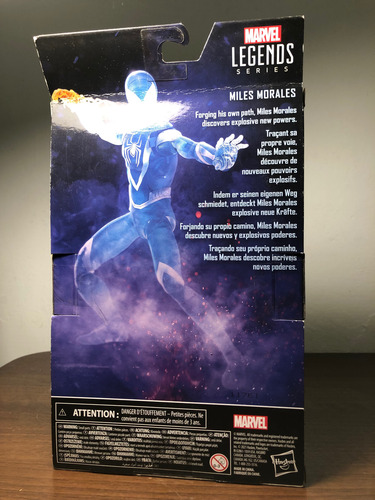 Miles Morales Stealth Spiderman Marvel Legends Gameverse (Usado)