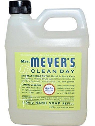 De La Señora Meyer Liquid Hand Soap Refill, Limón Verbena, 3