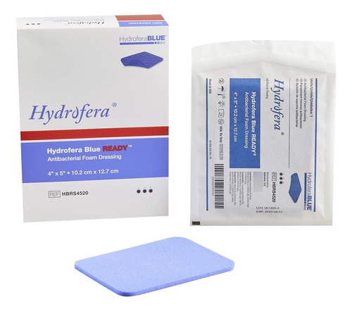 Hydrofera Hbrs Blue Rdy Antibacterial Foam Apósito - Caja .