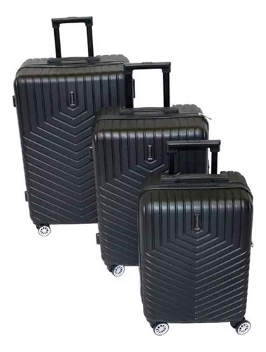 Set De 3 Valijas Rigidas Abs 4 Ruedas Cafayate Northtiger Mm