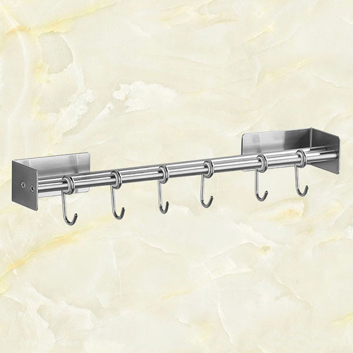 Soporte De Cocina Con Doble Barra Para Colgar Ollas Y Sarten