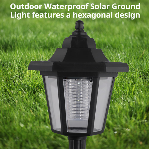 Luz De Enchufe De Tierra Hexagonal Impermeable Para Exterior