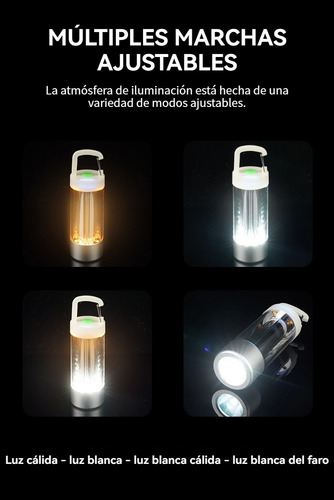 Mazoom E-hyl801 Lampara Camping Led Linternas Recargables