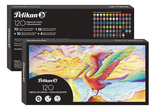 Set Lápices De Colores Pelikan X 120