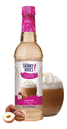 Jarabe Jordans Skinny Mixes Sabor Avellana Sin AzĂșcar 750 Ml